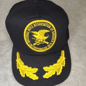 Vintage NRA SnapBack Mesh Back Trucker Hat National Rifle Association
